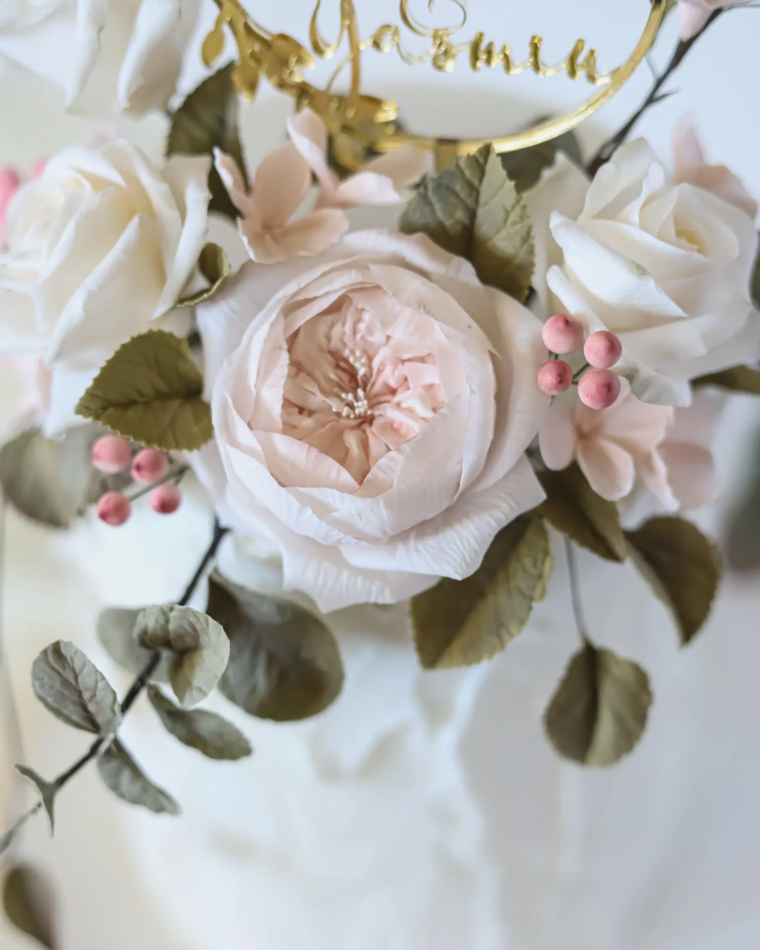 David Austin Rose- Rice Paste